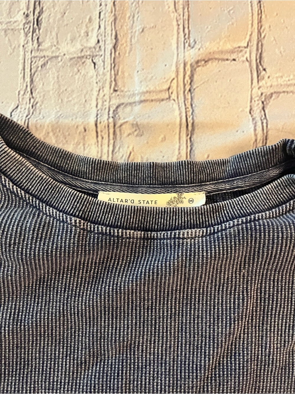 Altar’d State Ruffle Crop Top Sweatshirt - Picture 4 of 5